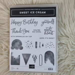 Stampin' Up! Sweet Ice Cream Photopolymer Stamp Set